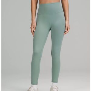 Lululemon Wunder Train High Rise Leggings- Misty Glade